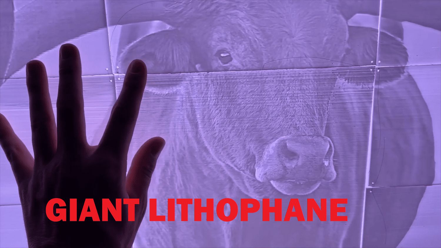 Mega-Lithophane
